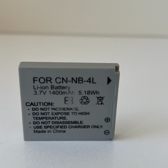 Canon Powershot Camera ELPH 300 HS Battery - Picture 2 of 2